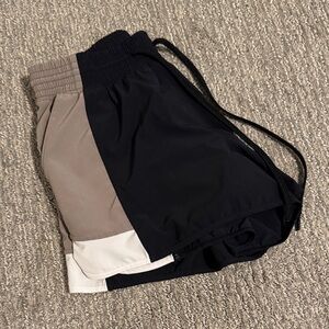 Abercrombie YPB lined athletic shorts